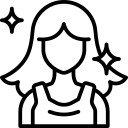 Icono peinado